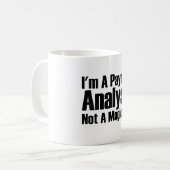 Ich bin Gehaltsabrechner und kein Magier Kaffeetasse (Vorderseite Links)
