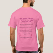 Ich bin gehende Zwillingsstädte 2 T-Shirt (Rückseite)