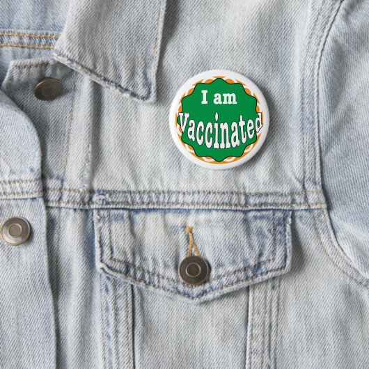 Ich bin geimpft button (Beispiel)