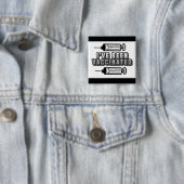 Ich bin geimpft, Covid-19 Button (Beispiel)