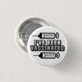 Ich bin geimpft, Covid-19 Button (Vorne & Hinten)