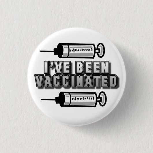 Ich bin geimpft, Covid-19 Button (Vorderseite)