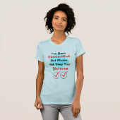 Ich bin geimpft worden, Behalt bitte deine Ferne T T-Shirt (Vorne ganz)