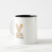 Ich bin geimpft worden zweifarbige tasse (Vorderseite Links)
