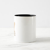 Ich bin geimpft worden zweifarbige tasse (Mittel)