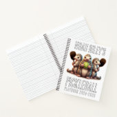 Ich bin gekitzelt, dass dieser Kitzel Lieben zum P Notizblock (Innenseite)