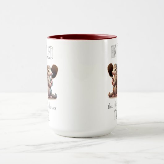 Ich bin gekitzelt, dass dieser Kitzel Lieben zum P Tasse (Zentrum)