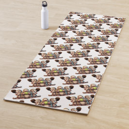 Ich bin gekitzelt, dass dieser Kitzel Lieben zum P Yogamatte