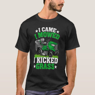 Ich bin geknetet Gras Rasenmäher Vater La T-Shirt