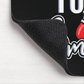 Ich bin gekommen - Badminton Player Shuttle Birdie Mousepad (Ecke)