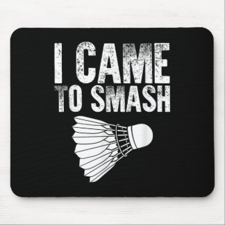 Ich bin gekommen - Birdie Funny Badminton Mousepad