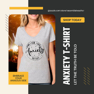 Ich bin gekommen. Ich habe gesehen. Ich hatte Angs T-Shirt