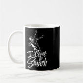Ich bin gekommen, um Team Player Badminton Shuttle Kaffeetasse (Links)