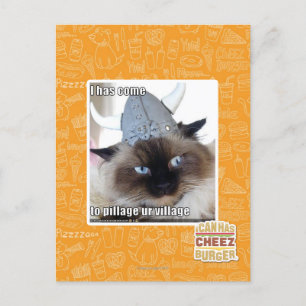 Ich bin gekommen, um unser Dorf zu plündern Postkarte