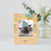 Ich bin gekommen, um unser Dorf zu plündern Postkarte (Stehend Vorderseite)