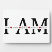 Ich bin geliebt, gewählt, würdig, viktorianisch, g fotoplatte (Vorderseite)