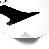 Ich bin geliebt, gewählt, würdig, viktorianisch, g poster (Ecke)