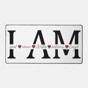 Ich bin geliebt, gewählt, würdig, viktorianisch, g schreibtischunterlage