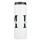 Ich bin geliebt, gewählt, würdig, viktorianisch, g thermosbecher (Rückseite)