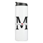 Ich bin geliebt, gewählt, würdig, viktorianisch, g thermosbecher (Nach rechts gedreht)