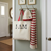 Ich bin geliebt, gewählt, würdig, viktorianisch, g tragetasche