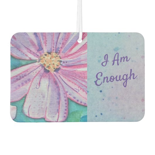 Ich bin genug Affirmation Air Freshener Autolufterfrischer (Vorderseite)