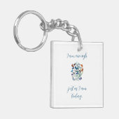 "Ich bin genug" Bestätigung Schlüsselanhänger (Vorderseite links)