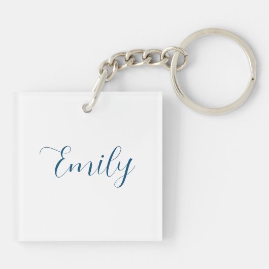 "Ich bin genug" Bestätigung Schlüsselanhänger (Rückseite)