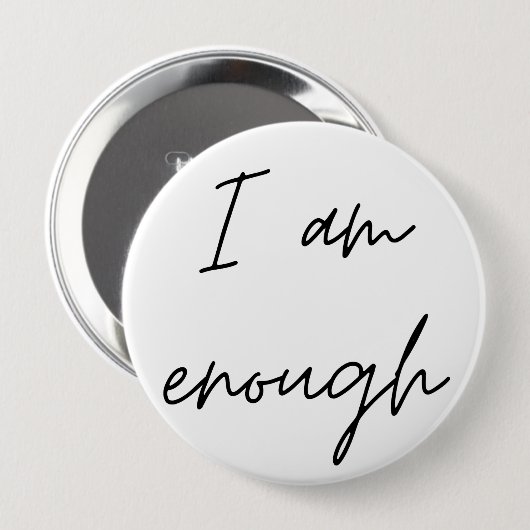 Ich bin genug button (Vorne & Hinten)