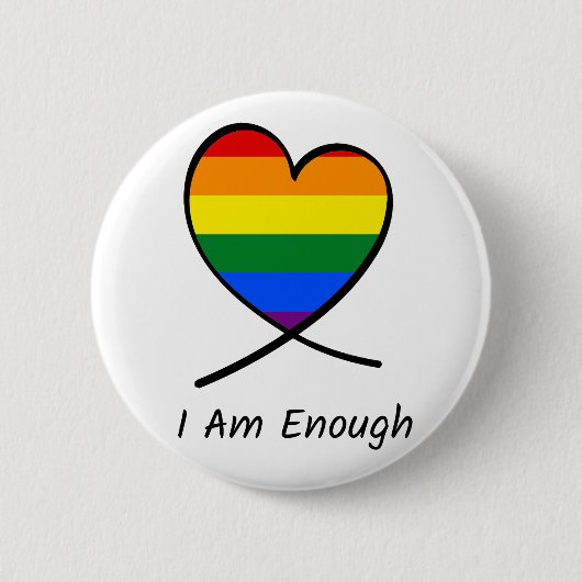 Ich bin genug button (Vorderseite)