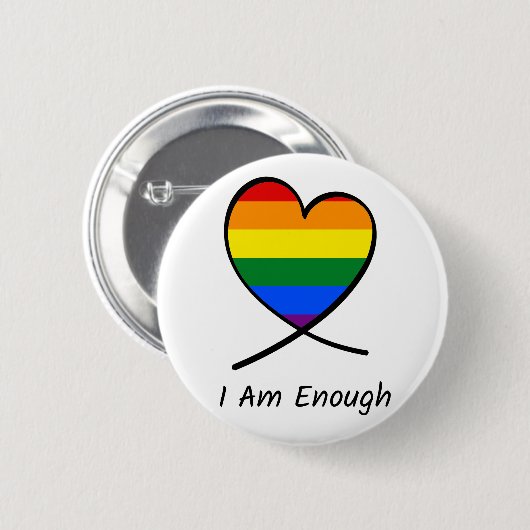 Ich bin genug button (Vorne & Hinten)