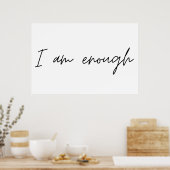 Ich bin genug einfach zu zitieren poster (Küche)