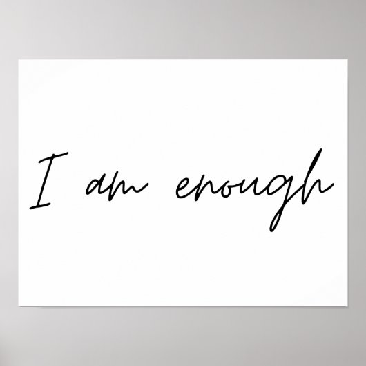 Ich bin genug einfach zu zitieren poster (Vorne)