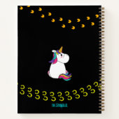 Ich BIN genug Einhorn-1-Notizbuch Notizblock (Rückseite)