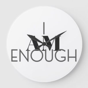Ich bin genug große wanduhr