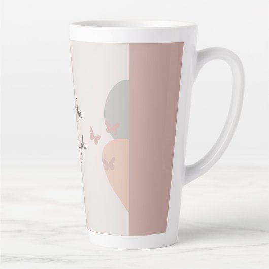 Ich bin genug Inspirationsboho Milchtasse (Rechts)