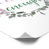 Ich bin genug Inspirierend Bekräftigung Poster (Ecke)