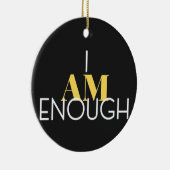 Ich bin genug keramik ornament (Rechts)