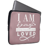 Ich bin genug laptopschutzhülle (Vorne Rechts)