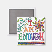 Ich bin genug magnet (Vorderseite/Rückseite)