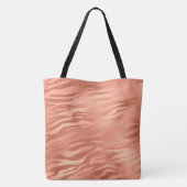Ich bin genug Peach Sparkle Tiger Print Tasche (Rückseite)