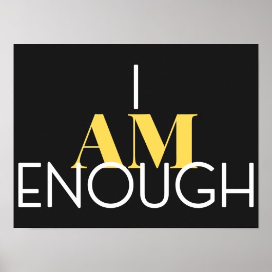 Ich bin genug poster (Vorne)