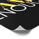 Ich bin genug poster (Ecke)