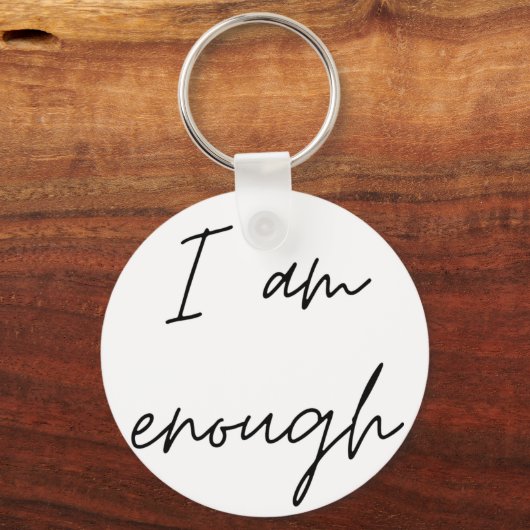 Ich bin genug schlüsselanhänger (Vorderseite)
