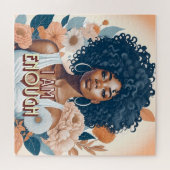 Ich bin genug schwarze Frauennachweis Puzzle (Horizontal)