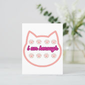 Ich bin genug T-Shert-Katze (Stehend Vorderseite)