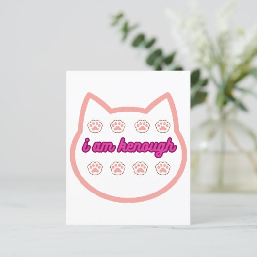 Ich bin genug T-Shert-Katze (Stehend Vorderseite)