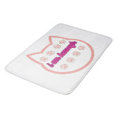 Ich bin genug T-Shert-Katze Badematte (Schrägansicht)