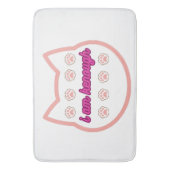 Ich bin genug T-Shert-Katze Badematte (Vorderseite Vertikal)