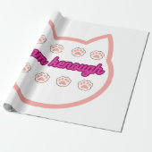 Ich bin genug T-Shert-Katze Geschenkpapier (Ungerollt)